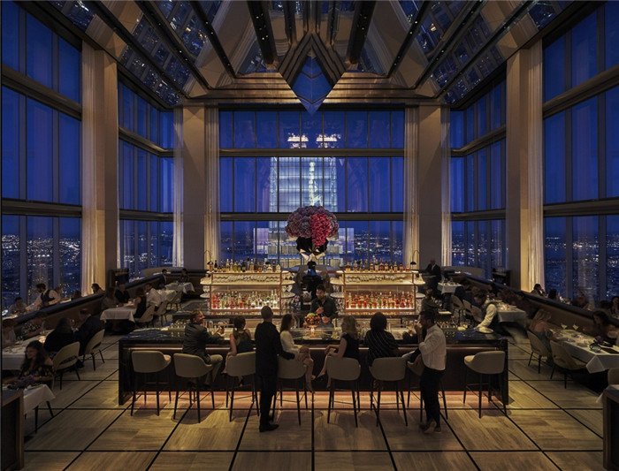 酒店餐廳設(shè)計(jì)-勃朗設(shè)計(jì)分享摩登都市風(fēng)美國費(fèi)城四季酒店設(shè)計(jì)
