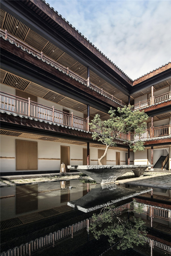 以當?shù)厝宋臑橹黝}的九華山禪居度假酒店設(shè)計方案