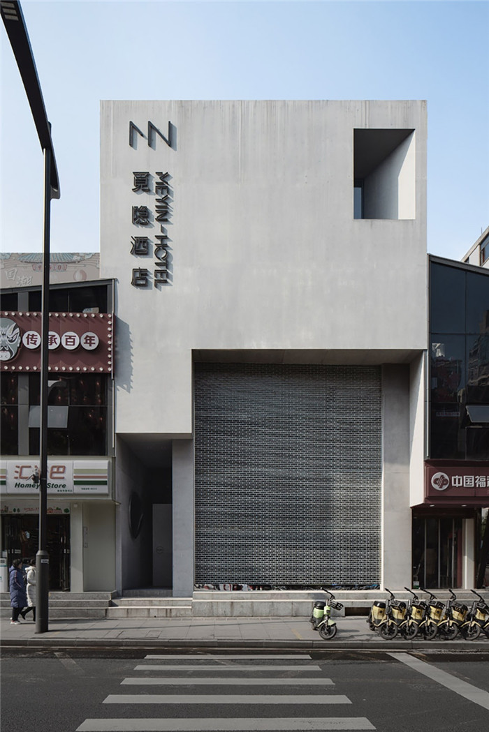 外觀設(shè)計(jì)-鬧市中的覓隱精品酒店設(shè)計(jì)方案
