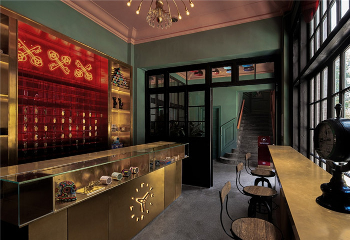 酒店大堂設(shè)計(jì)-杭州ARTDECO復(fù)古風(fēng)精品酒店改造設(shè)計(jì)方案
