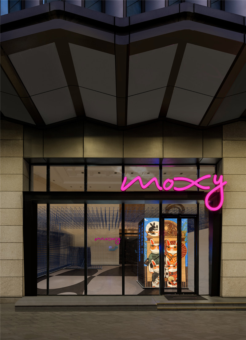 上海最新MOXY個性工業(yè)風潮牌酒店設(shè)計賞析