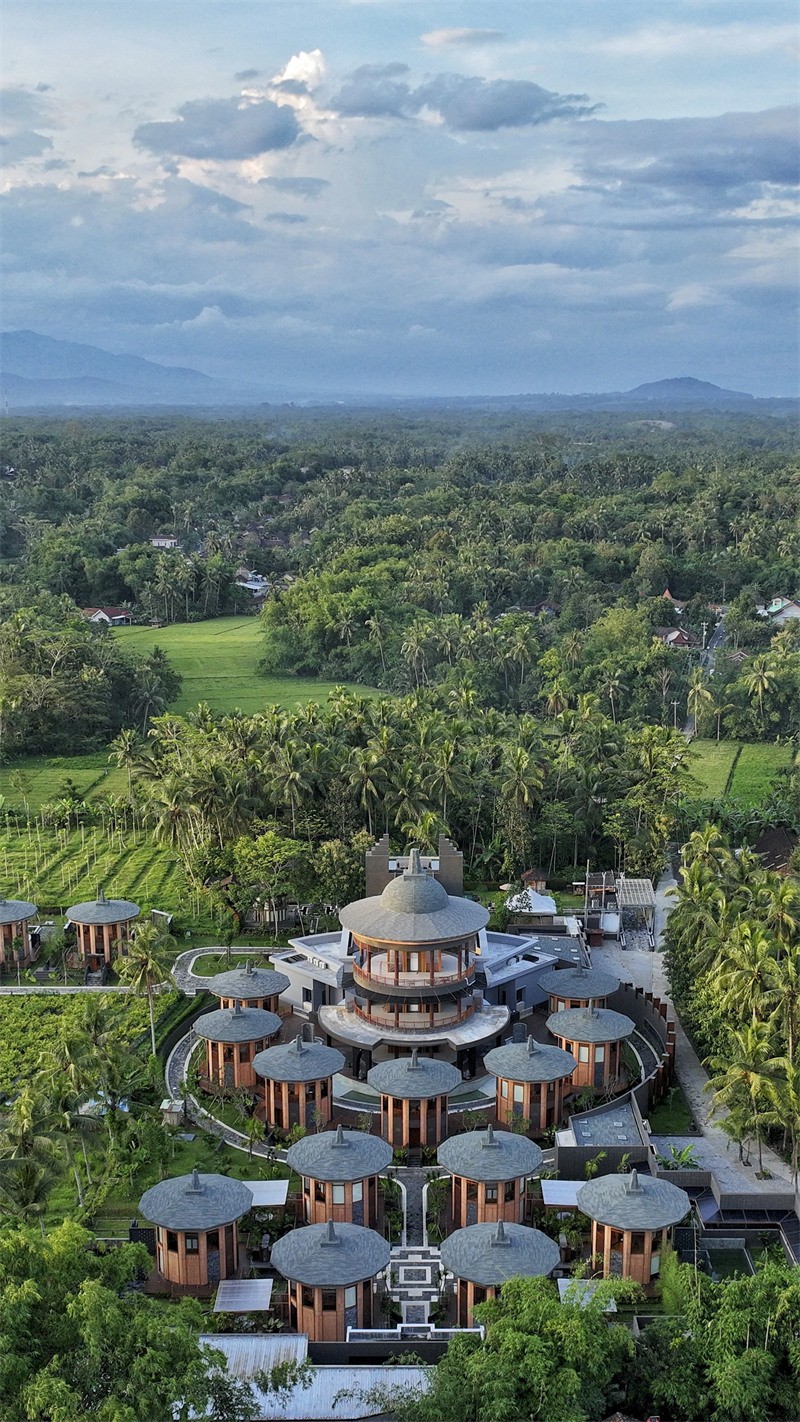 以寺院為靈感 Le Temple Borobudur 度假酒店設(shè)計