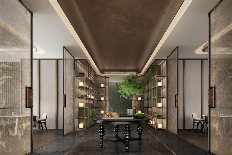 西安JW萬豪新中式唐風(fēng)酒店設(shè)計案例